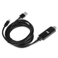 Kabel wideo z USB TYP-C na HDMI 1,8m + ładowanie 4K