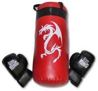 Zestaw bokserski Dragon 40 cm czerwony