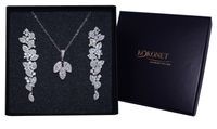 Elegancki unikalny komplet biżuterii kolczyki ślub KOKONET 8-0303 + 8-0405