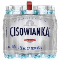 Cisowianka Naturalna woda mineralna lekko gazowana 500 ml x12 sztuk