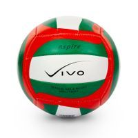 Piłka siatkowa Vivo Aspire zielono-czerwono-biała