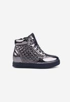 Buty dziecięce botki dziewczynki sneakersy brązowe 10 Jilani 28 Brązowy