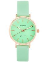 ZEGAREK DAMSKI PERFECT A0359 - zielony / rosegold (zp841e)