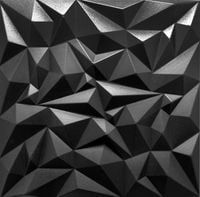 Piankowe Kasetony Sufitowe 3D AMETYST CZARNY