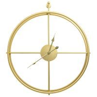 Zegar ścienny, złoty, 52 cm, żelazo