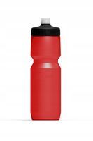 Bidon Cube Bottle Feather 0.75l red