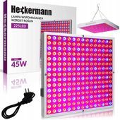 LAMPA LED DO WZROSTU UPRAWY ROŚLIN GROW LIGHT 45W 225LED kwadrat