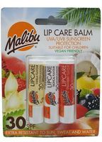 Malibu Lip Care Balm UVA-UVB Pomadka Zestaw SPF30