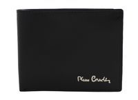 Mały portfel Pierre Cardin RFID,  skóra naturalna w kolorze czarnym