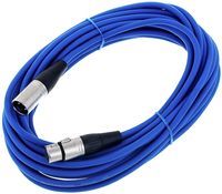 Kabel przewód mikrofonowy XLR XLR 10 m niebieski