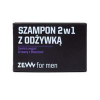 ZEW Szampon 2w1 z odżywką z węglem drzewnym z Bieszczad, 85ml