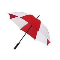 Automatyczna parasolka w kolorze biało-czerwonym