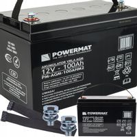 Akumulator VRLA AGM 12V 100Ah Bateria do UPS C20, 2 lata gwarancja