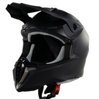 Kask na skuter motocyklowy szczękowy zamknięty BB806 CROSS M czarny mat