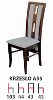 Krzesła Krzesło Tanio A55 Producent  Drewniane Bukowe