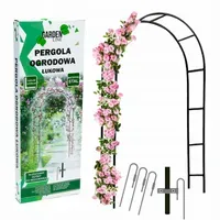 Pergola ogrodowa na róże kwiaty metalowa łuk 240cm
