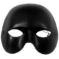 Maska karnawałowa, "Nieznajoma", czarna