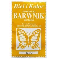 Barwnik do tkanin "Motyl", żółty, Biel i Kolor, 10 g