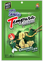 Chipsy Tempura Original, algi nori w tempurze 40g - Seleco
