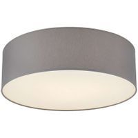 Plafon LAMPA sufitowa SPACE M 30656308 Kaspa okrągła OPRAWA ścienna KINKIET abażurowy szary