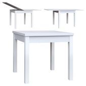 Stół Stolik Rozkładany szer. 80-160cm x 80cm P 840 Biały