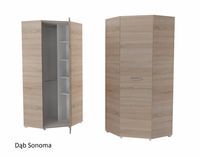 Szafa Narożna DĄB SONOMA Garderoba Sprawdź!