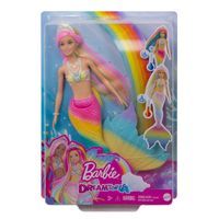 Barbie rb Syrenka Teczowa Przemiana Gtf89