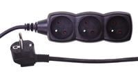Przedłużacz 3G 1,5 M CZARNY PC0311