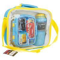 cars - lunchbox + bidon (530 ml) w torbie śniadaniowej