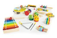 Zestaw Drewnianych Instrumentów Dla Dzieci 14 Instrumentów Ecotoys