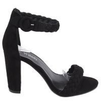 Sandałki na słupku Donna Black r.40