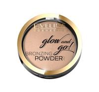 Eveline Cosmetics Glow And Go! Bronzing Powder puder brązujący w kamieniu 01 Go Hawaii 8.5g