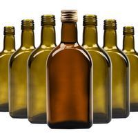 50x Butelka RUM JAGERMEISTER 350 ml brązowa na nalewki z zakrętką