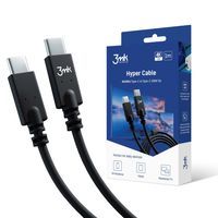 3mk Kabel USB C - C Hyper 4k 60Hz 1m 100W