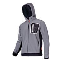Kurtka softshell z kapt., szara, rozm. l, ce, lahti