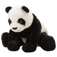 Miś pluszowy Panda IKEA pluszak biało czarny 30 cm