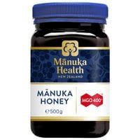 Miód Manuka MGO 400+ Manuka Health 500g, certyfikat