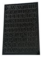 Litery samoprzylepne z folii 2cm czarne