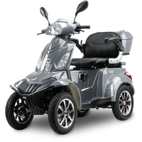 Czterokołowy skuter elektryczny BILI BIKE SHINO QUADRO GEL szary