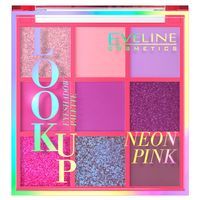 Eveline Cosmetics Look Up paleta 9 cieni do powiek Neon Pink 10.8g