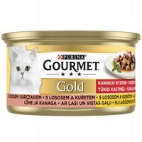 Gourmet Gold Karma dla kotów casserole z kaczką i indykiem w sosie 85 g