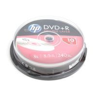 HP DL DVD+R 8.5GB 8X CAKE*10 13869
