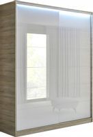 SZAFA PRZESUWNA 150 x 250 SONOMA LACOBEL SYPIALNIA