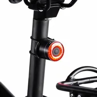 Lampka rowerowa tylna LED Wozinsky USB-C czerwone światło sensor STOP