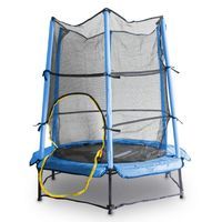 Trampolina dla dzieci 140cm niebieska 17512