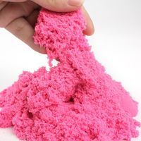 PIASEK KINETYCZNY 1KG W WORECZKU RÓŻOWY