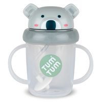 TUM TUM Bidon z obciążoną słomką kubek dla dzieci 200ml KOALA KEV