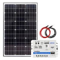 ZESTAW SOLARNY MONO KAMPER 70W 12V REGULATOR USB