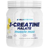 ALLNUTRITION 3-Creatine Malate Muscle Max Lemon - JABŁCZAN KREATYNY - smak cytrynowy - 500g