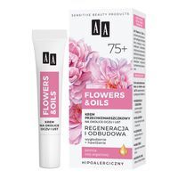 AA Flowers and Oils 75+ regenerujący krem przeciwzmarszczkowy na okolice oczu i ust 15ml